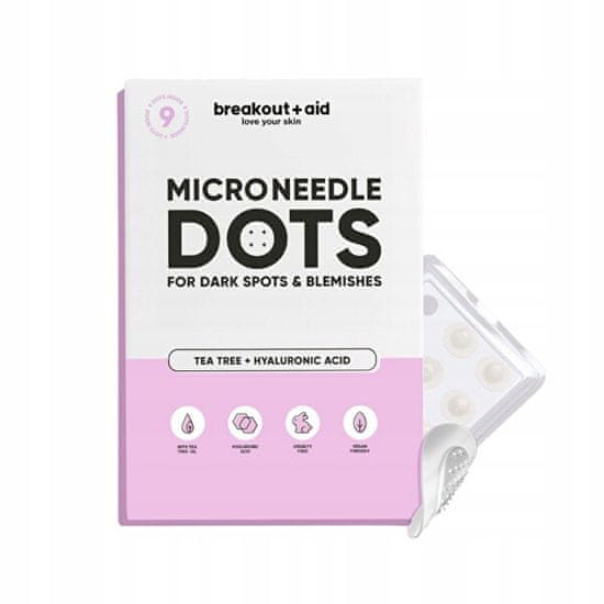 Breakout + aid Obliži z mikroiglicami za temne lise po aknah Micro Needle Dots 9 kos