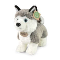 Rappa Polnjeni pes husky stoječi 23 cm EKOLOŠKO PRIJAZNO