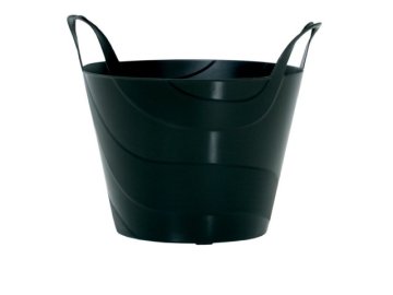 eoshop Večnamenska plastična torba BILLY črna, 30 l, Ø 42,3 cm x V 31,8 cm