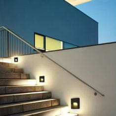 LUMILED Vrtna svetilka LED 5W zunanja stenska PIVAR IP54