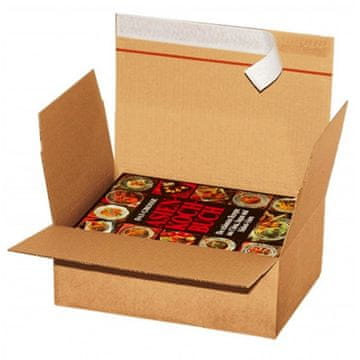 PIGO Škatla paketna 185x185x125mm samolepilna quickbox