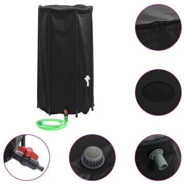 Vidaxl Rezervoar za vodo s pipo zložljiv 100 L PVC