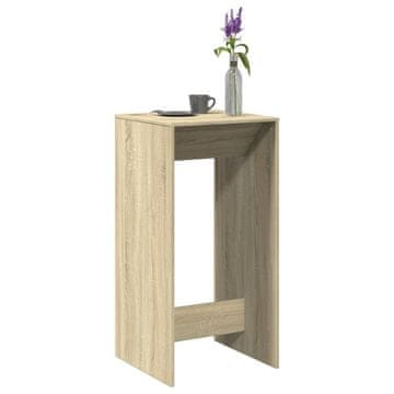 Vidaxl vidaXL Barska miza, hrast sonoma, 51x50x103,5 cm