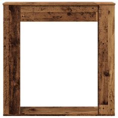 Vidaxl Okvir za kamin starinski les 100x20x100 cm inženirski les