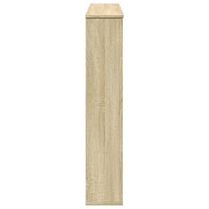 Vidaxl Okvir za kamin sonoma hrast 100x20x100 cm inženirski les