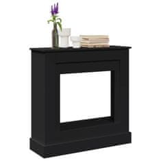 shumee vidaXL Okvir za kamin črna 90x30x90 cm inženirski les