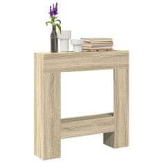 shumee vidaXL Okvir za kamin sonoma hrast 81x18x82 cm inženirski les