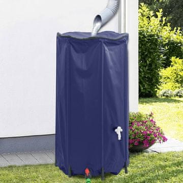 Vidaxl vidaXL Zložljiv rezervoar za vodo s pipo 250 l PVC