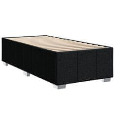 Vidaxl Box spring postelja z vzmetnico črna 80x200 cm blago