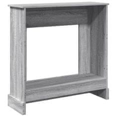 Vidaxl Okvir za kamin siva sonoma 90x30x90 cm inženirski les