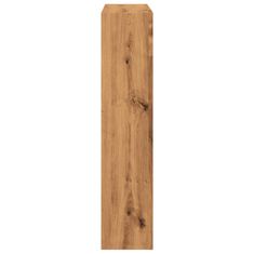 Vidaxl Okvir za kamin artisan hrast 81x18x82 cm inženirski les