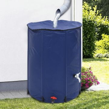Vidaxl vidaXL Zložljiv rezervoar za vodo s pipo 750 l PVC