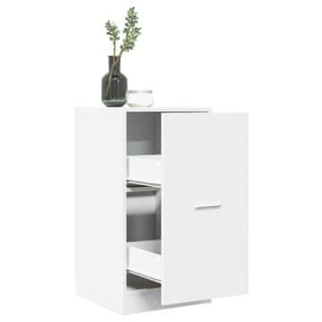 Vidaxl vidaXL Lekarniška omarica bela 40x41x77,5 cm lesena