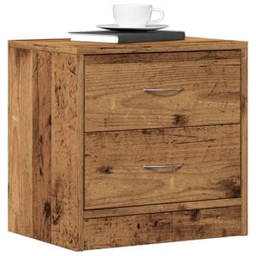 Vidaxl vidaXL Nočna omarica, starinski les, 40x30x40 cm, material na osnovi lesa