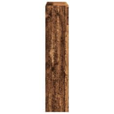 Vidaxl Okvir za kamin starinski les 81x18x82 cm inženirski les