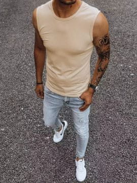 Dstreet Moška majica Bingo bež