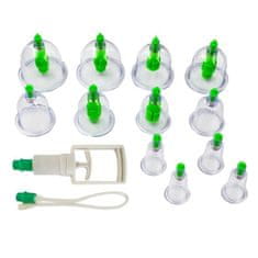 MG Cupping Therapy vakuumske banke 12ks, roza
