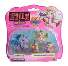 Alltoys Figurice družine Filly Stars 1+3ks 4 vrste na kartici 18x17cm
