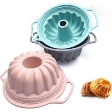 Silikonski model za torte 26x11cm - Cakesicq - mešanica barv