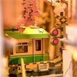 Robotime Igrača Bookstop miniaturna hiška Sakura alley