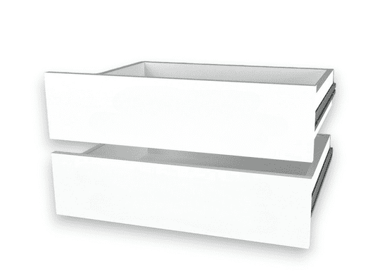 CASARREDO Čepi (2ks) 43x60 v omaro bela