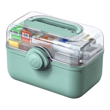 VIVVA® Organizacijska torbica, Shranjevanje in organizacija, Shranjevanje zdravil, Večnivojski predali (28 x 19 x 16 cm) | BOKSARA