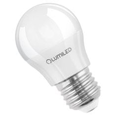 LUMILED 6x LED žarnica E27 P40 8W = 60W 806lm 4000K Nevtralno bela 180°