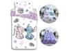 DISNEY Stitch Komplet posteljnine z zadrgo, bombažna posteljnina 140x200 cm, Oeko-Tex
