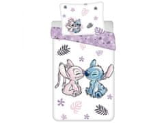 Disney DISNEY Stitch Komplet posteljnine z zadrgo, bombažna posteljnina 140x200 cm, Oeko-Tex