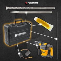 Powermat 2800W SDS MAX elektropnevmatsko kombinirano kladivo in vrtalnik 18J VCS