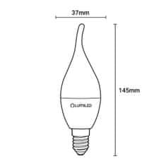 LUMILED 6x LED žarnica E14 BA35 8W = 60W 806lm 4000K Nevtralno bela 180°