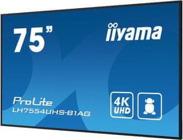iiyama 75" ProLite LH7554UHS-B1AG IPS LED, monitor