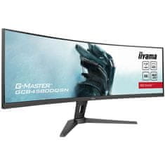 iiyama G-Master Red Eagle ukrivljen gaming monitor GCB4580DQSN-B1 45" nastavljiv po višini, Dual QHD, 165Hz, 0,8ms, USB-C Dock, HDMI, Display Port, USB Hub