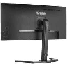 iiyama G-Master Red Eagle ukrivljen gaming monitor GB3467WQSU-B5 34" Črna, 165Hz, ločljivost 3440x1440, 0,4ms, FreeSync, 2 x HDMI/DisplayPort z USB Hubom