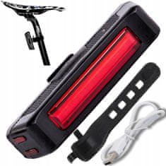 Korbi Lampica za kolo zadnja, LED svetloba USB, pod sedež