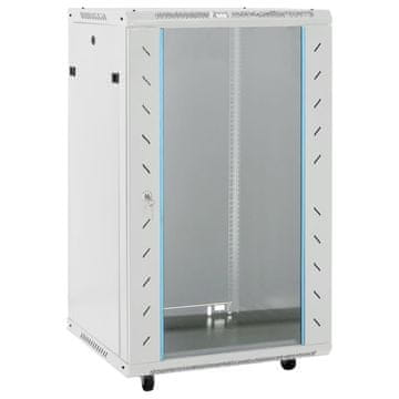 Vidaxl Omrežna omarica 18U z nogami 19" IP20 60x60x100 cm