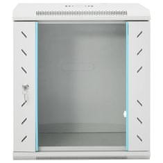 Vidaxl Stenska omrežna omarica 12U 19 IP20 53x40x60 cm