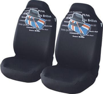 Cappa Prevleke za avtomobilske sedeže CRAZY LINE British 2pcs