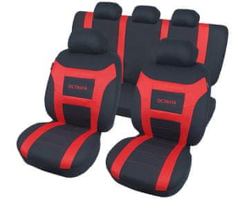 Cappa ENERGY OCTAVIA LIMA avtomobilski sedežni prevleki, črvena