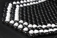 Cappa Prevleka za sedež BEADS z masažno žogo 1 kos črna