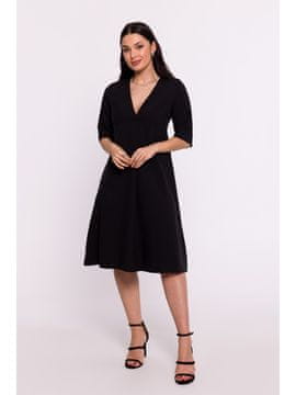 BeWear Ženska odprta obleka Salelis B280 črna