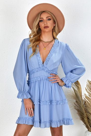 OMG! Ženska mini obleka Sawanee modro nebo | mimovrste=)