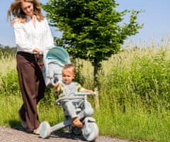  MoMi Solivia 4v1 otroški voziček, zeleno-siv
