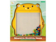 Mega Creative Magnetna mozaična tabla za otroke 3+ MEGA CREATIVE Rumena