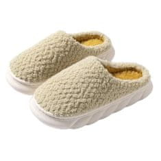 HOME & MARKER® Zimski copati, Topli copati, Nedrseči copati (Gorčična, 36/37) | COZYSTEPS