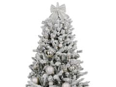 LAALU.cz Okrašeno umetno božično drevo s 85 okraski SILVER CHRISTMAS 240 cm drevo s stojalom in božičnimi okraski