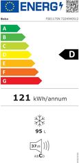 Beko zamrzovalna omara FSE1175N