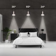 LUMILED 10x žarnica LED GU10 6W = 50W 580lm 4000K Nevtralno bela NASTAVLJIVA 24° 36° 60°