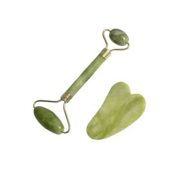Jade roller in Gua Sha kamen iz 100% naravnega žada