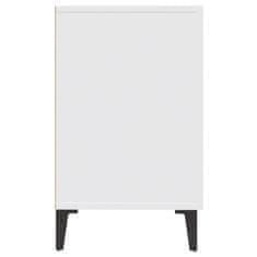 Vidaxl Komoda bela 100x36x60 cm inženirski les